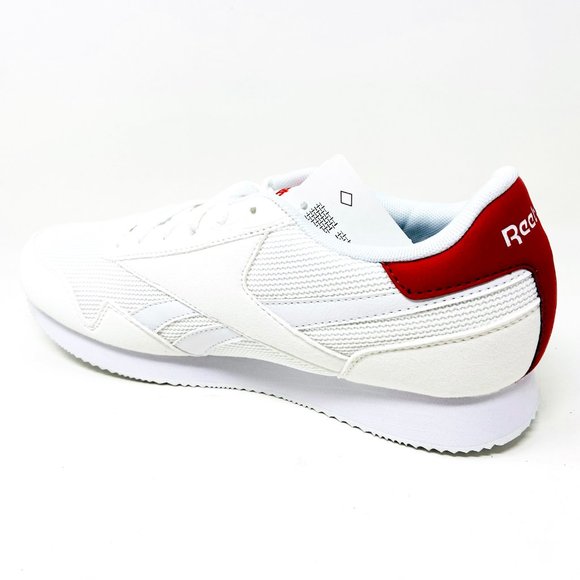 Reebok Royal Classic Jogger 3 White Red Mens Casual Sneakers EF7805 - Picture 3 of 5